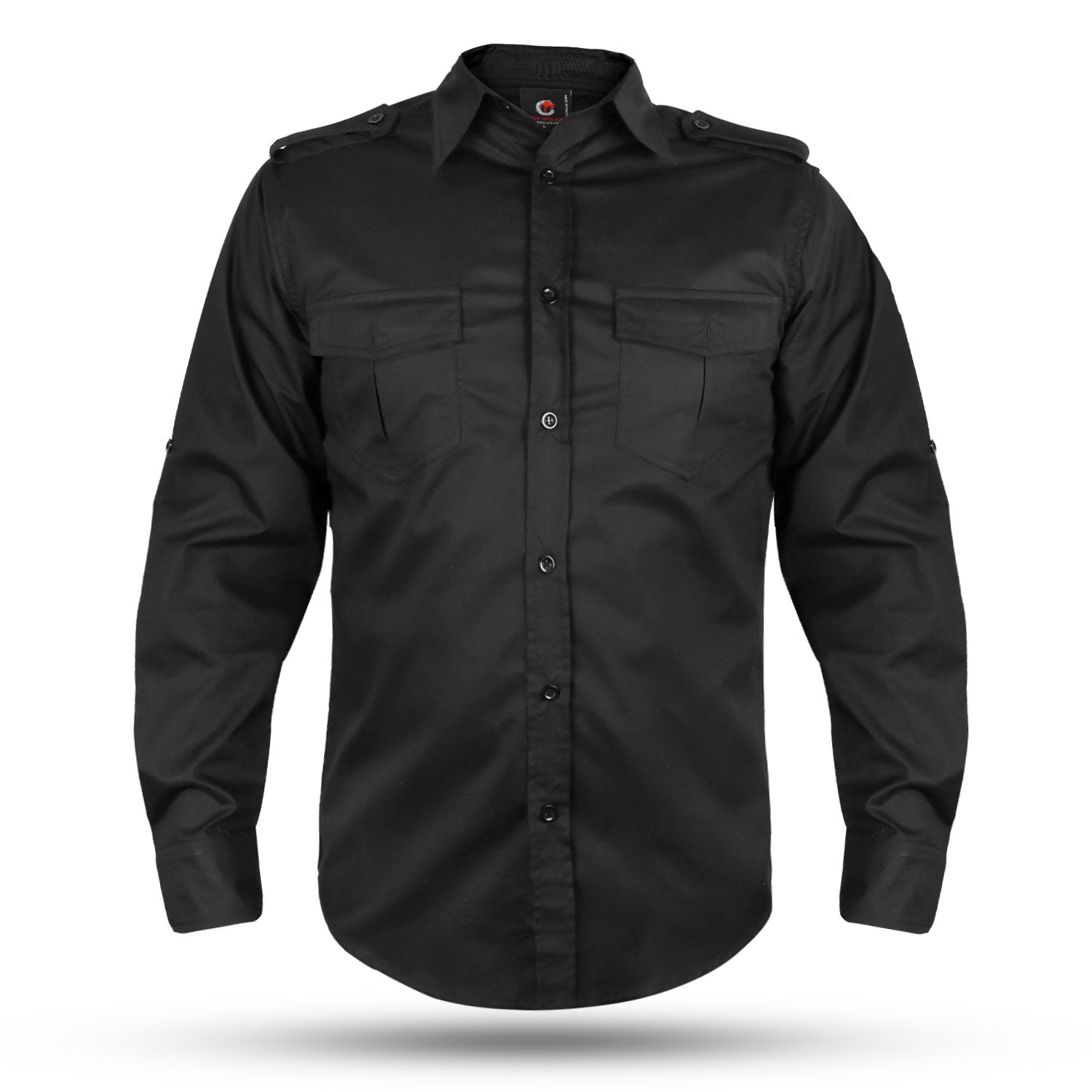 Men’s Tactical Work Shirt — Long Sleeve (Black)