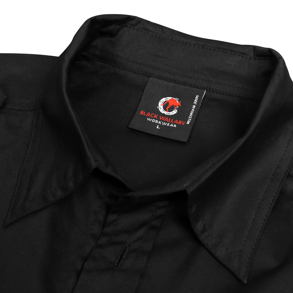 Men’s Tactical Work Shirt — Long Sleeve (Black)