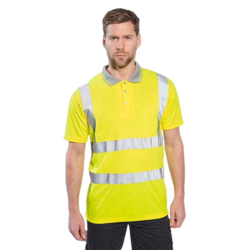 Hi-Vis Short Sleeve Polo